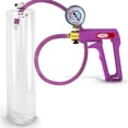 thumbnail image 1 of LeLuv® Premium Maxi Penis Pump w/ Purple Handle, Silicone Hose + Gauge | 12" x 3.00" Cylinder, 1 of 6