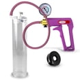 thumbnail image 1 of LeLuv® Premium Maxi Penis Pump w/ Purple Handle, Silicone Hose + Gauge | TPR Sleeve | 9" x 2.125" Cylinder, 1 of 8