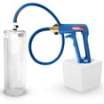 thumbnail image 1 of LeLuv® Premium Maxi Penis Pump w/ Blue Handle, Silicone Hose | 9" x 3.00" Cylinder, 1 of 7