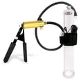 thumbnail image 1 of LeLuv® Premium Ultima Penis Pump, Brass Handle w/ Black Rubber Grip, Silicone Hose | 12" x 1.50" Vibrating Cylinder, 1 of 7