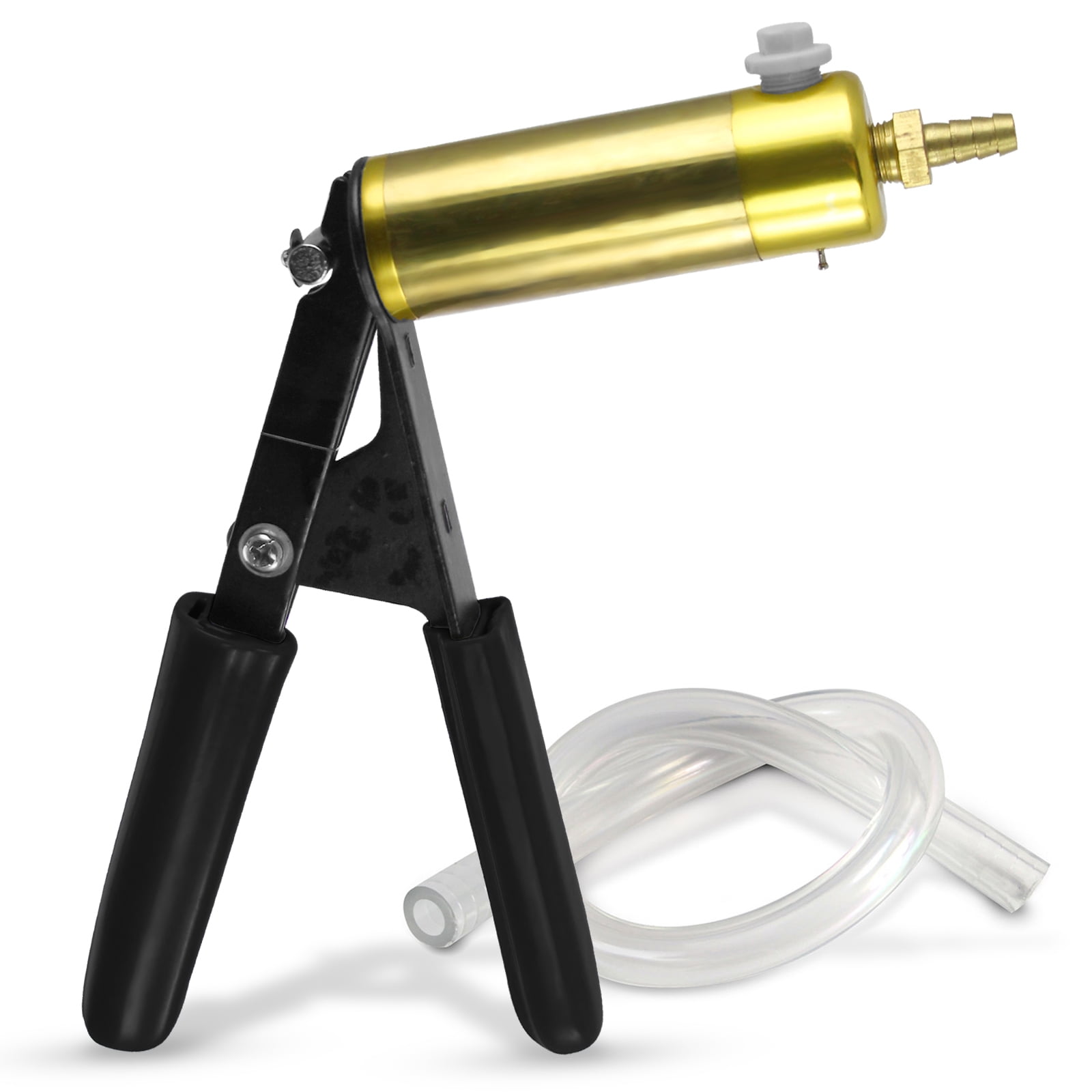 LeLuv Ultima Black Brass Vacuum Pump Handle w/ Clear Hose