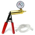 thumbnail image 1 of LeLuv Ultima Black Brass Vacuum Pump Handle with Gauge & Black Silicone Hose & Fitting, 1 of 6
