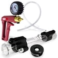 thumbnail image 1 of LeLuv Vibrating Buddy Penis Pump | Red Maxi Handle + Protected Gauge | Double-Ended 22 inch Length x 2.25 inch Diameter Cylinder | 2x TPR Seals, 1 of 9