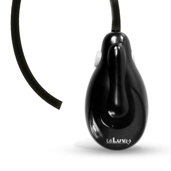 LeLuv eGrip Handheld Electric Vacuum Pump Handle - Black with Silicone 24" Hose