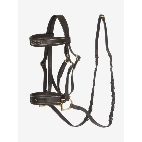 LeMieux Hobby Horse Hunter Bridle - Brown -Leather - Suitable for Ages 8+