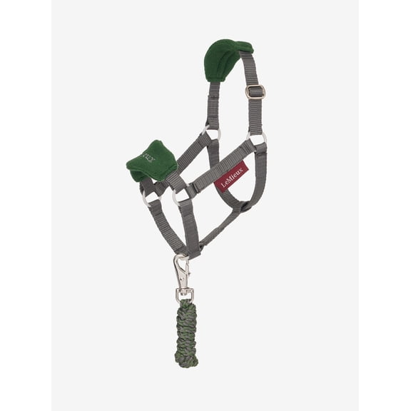 LeMieux Hobby Horse Vogue Halter & Leadrope - Hunter Green - Suitable for Ages 3+