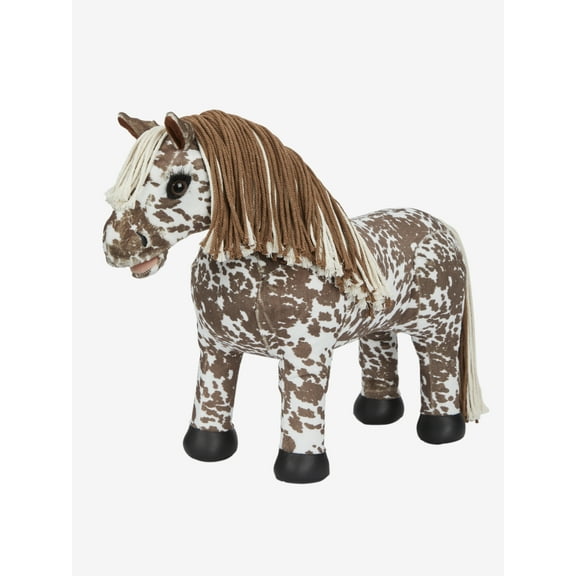 LeMieux Toy Pony Appaloosa Montana - Dual-Coloured Mane & Tail - Super Soft Coat for Brushing & Playing - One Size