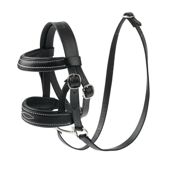 LeMieux Toy Pony Bridle - Black Leather - Suitable for Ages 8 Years +
