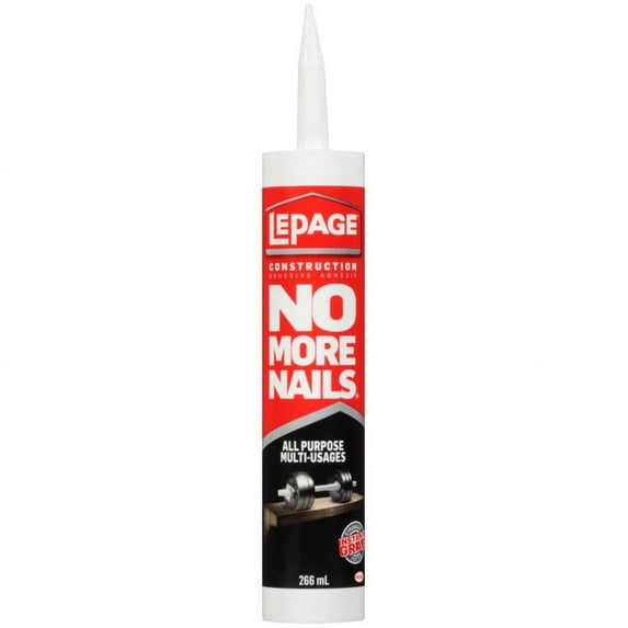 LePage No More Nails All Purpose Construction Adhesive 266 ml