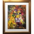 thumbnail image 1 of LeRoy Neiman "Portrait of a Lion" Newly CUSTOM FRAMED Art Lithograph Generic, 1 of 3