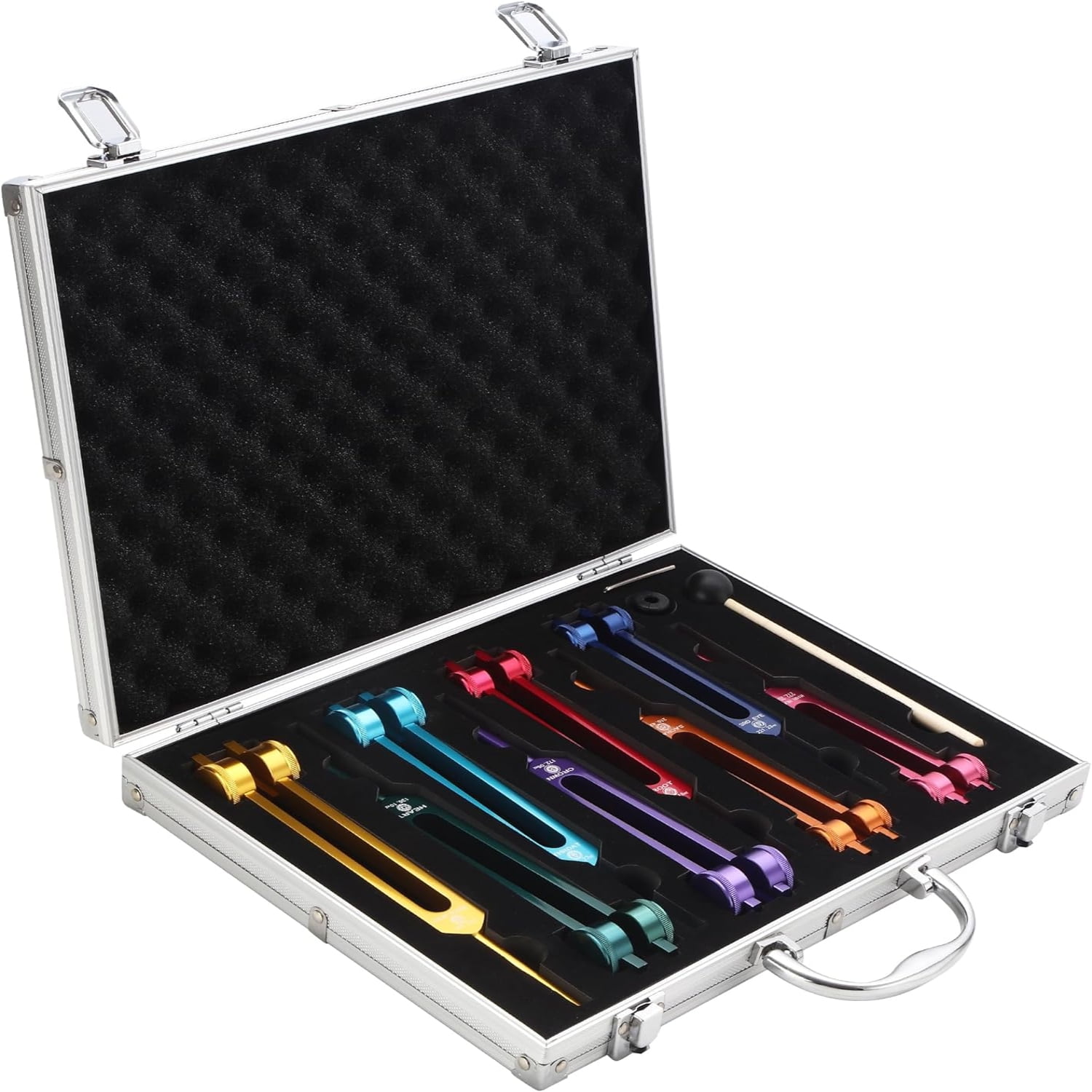 LeSage Chakra Fork Tuning Set Weighted Tuning Forks for Healing Yoga