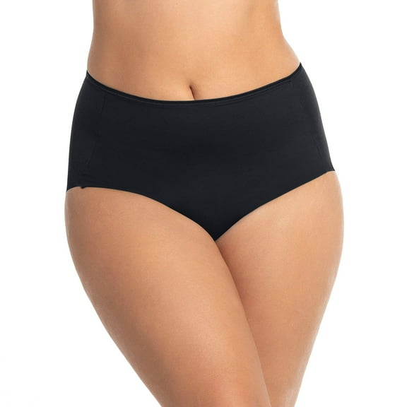 LeSensuel Allover High Waisted Underwear No Show Moderate Tummy Control Panties Womens Briefs