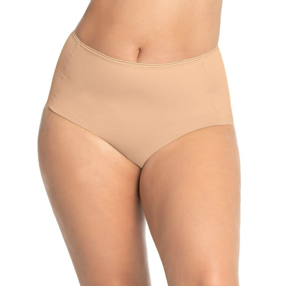 LeSensuel Allover High Waisted Underwear No Show Moderate Tummy Control Panties Womens Briefs