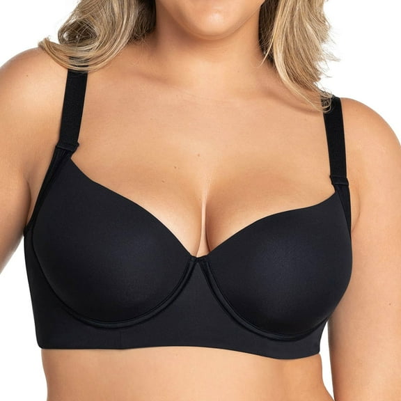 LeSensuel Back Smoothing Bras for Women Underwire Full Coverage T-Shirt Bra