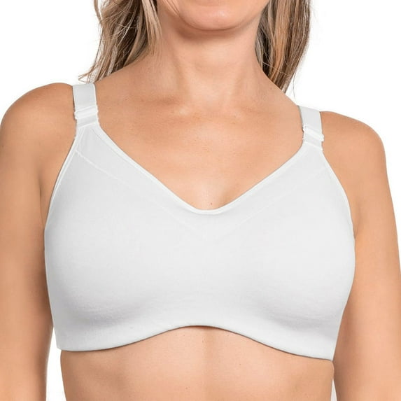 LeSensuel Soft Stretch Cotton Comfortable Wireless Bras for Women - Full Coverage Bra