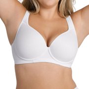 LeSensuel Underwire Full Coverage Bras with Padded Straps - Comfy T Shirt Bras for Women