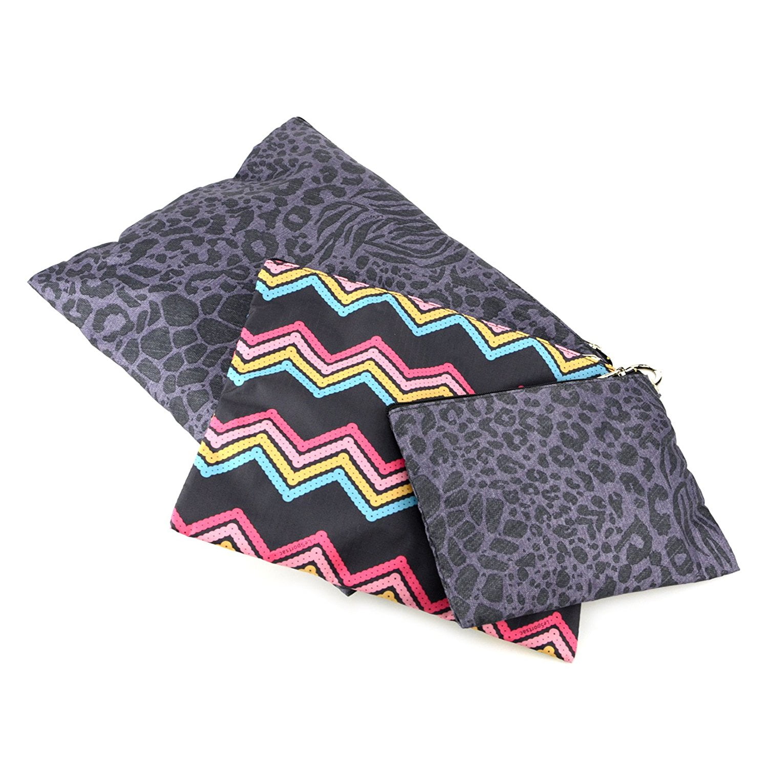 LeSportsac 3 Pack Of Pouches Cosmetic Case (Crystalized