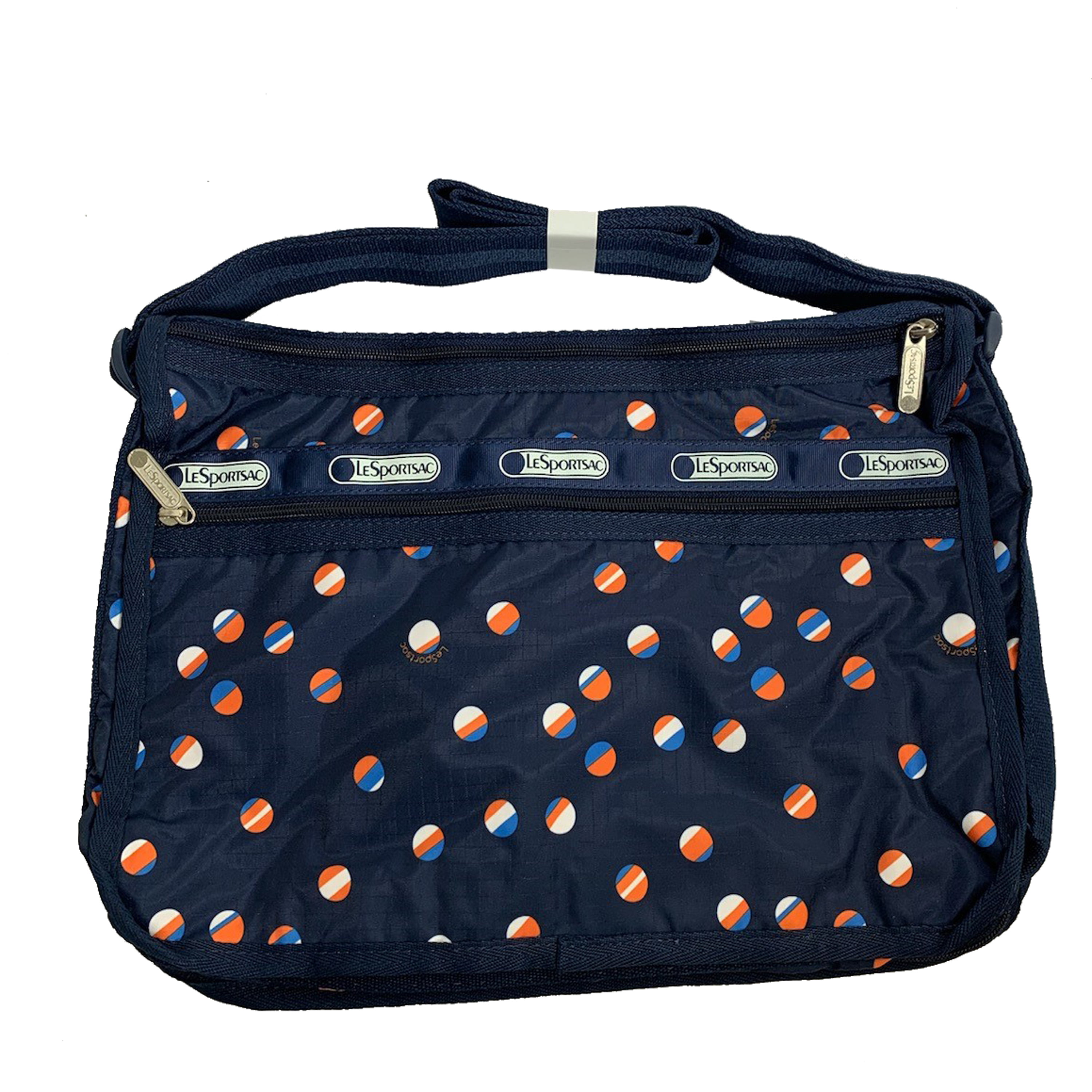 LeSportsac Deluxe Everyday Handbag (Beach Ball Play Navy) 