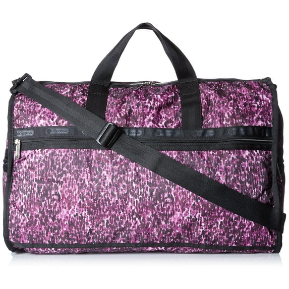 LeSportsac Large Weekender Handbag (Violet Cheetah)