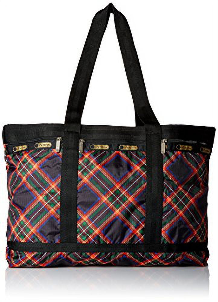 LeSportsac Travel Tote Black Crinkle Patent Walmart