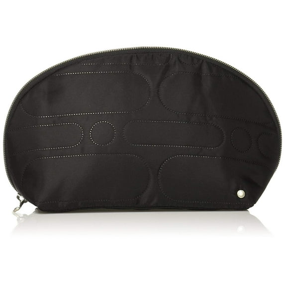 LeSportsac Women's City Large Oxford Cosmetic Case Bag - Logo Deboss Black