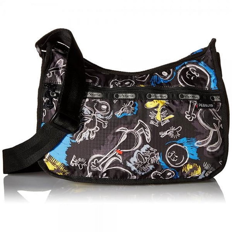 LeSportsac X Peanuts Classic Hobo Handbag, Chalkboard Snoopy  display picture 1