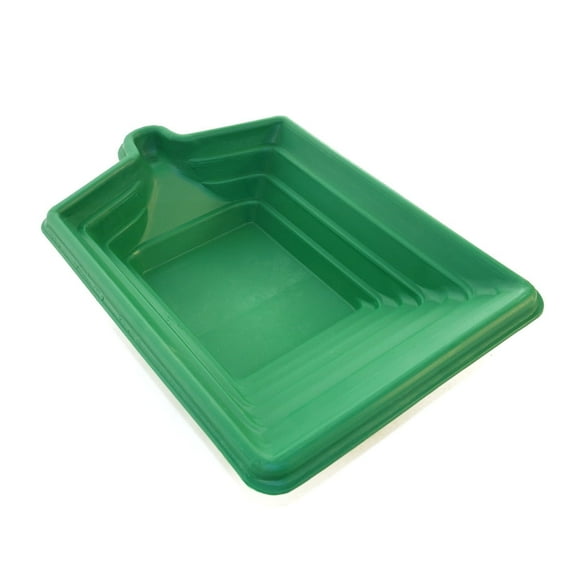 Le Trap Square Gold Pan Green 18 x 12 x 4 Lightweight Plastic Prospecting Gold Mining Pan Fine Gold Recovery Tool Made in USA