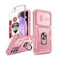 thumbnail image 1 of LeYi Compatible for Samsung Galaxy S23 FE Case with Camera Cover and 2Pack Screen Protector, Pink, 1 of 7