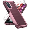 thumbnail image 1 of LeYi For Motorola G 5G 2022 Case: 2 Pack Screen Protectors, Dual Layer Protective Hard PC Back, Pink, 1 of 7