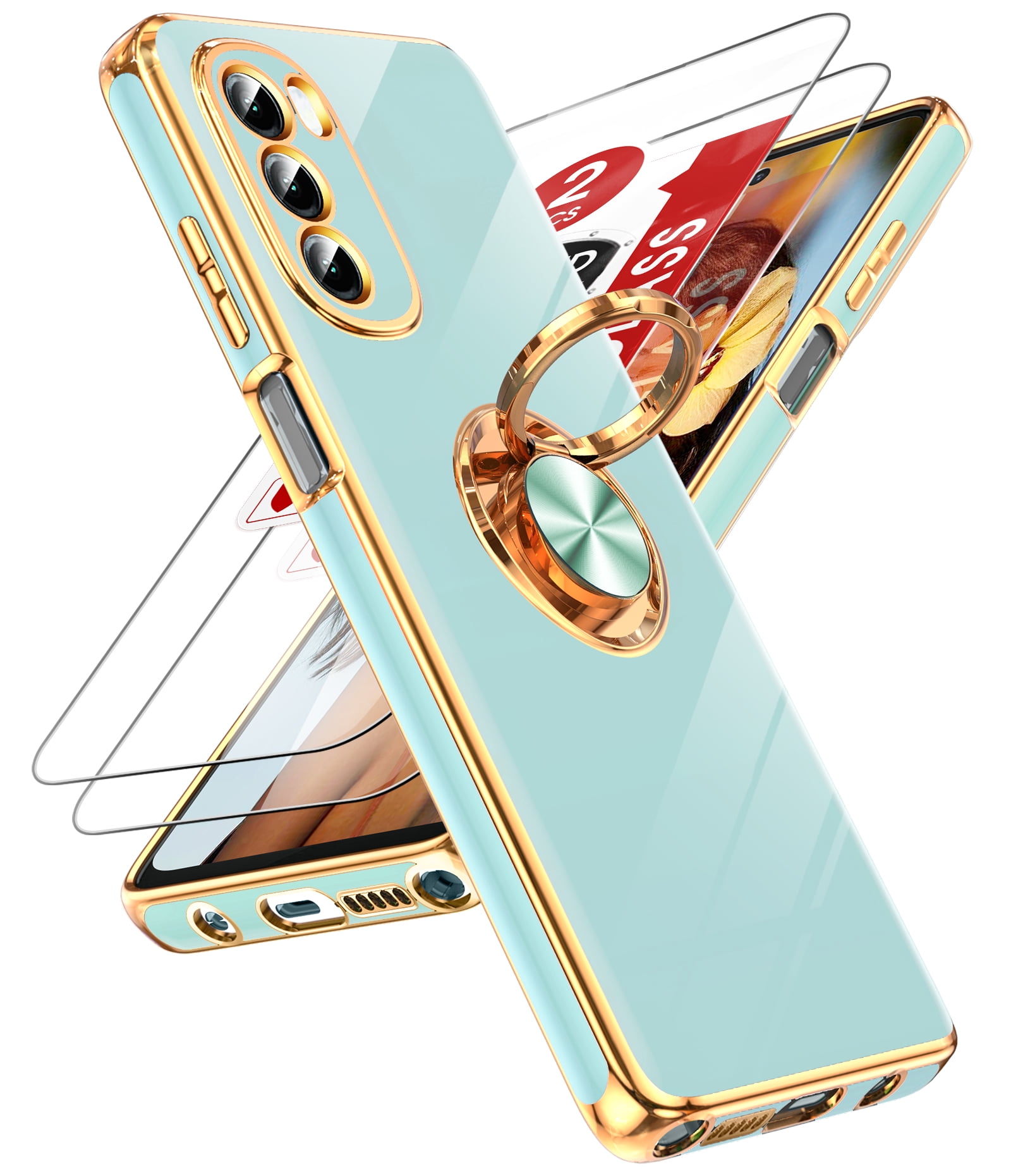 LeYi For Motorola Moto G Stylus 5G 2022 Case 2pcs Tempered Glass