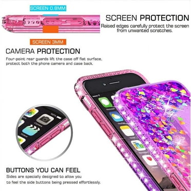 LeYi For iPhone SE 3rd Gen Case and Screen Protector 2 Pack 2020/2022 iPhone SE Case, Cute, Girls Women