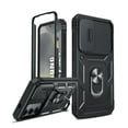 thumbnail image 1 of LeYi Military Grade Back Cover Cell Phone Case for Samsung Galaxy S24 Plus, Black, 1 of 7