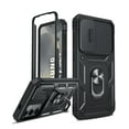 thumbnail image 1 of LeYi Military Grade Back Cover Cell Phone Case for Samsung Galaxy S24 Plus, Black, 1 of 7
