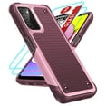 thumbnail image 1 of LeYi for Samsung AO3S Case, Samsung Galaxy A03S Case with [2 x Tempered Glass Screen Protector], Full-Body Shockproof Soft Liquid Silicone Protective Case for Samsung A03S (6.5 Inch), Pink, 1 of 8