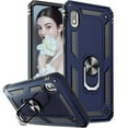 thumbnail image 1 of LeYi for Samsung Galaxy A10E Case [Military Grade Drop] Heavy Duty Silicone Rugged Shockproof Protective Cover for Samsung A10E Phone Case with Ring Kickstand Hard, Blue, 1 of 8