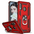 thumbnail image 1 of LeYi for Samsung Galaxy A20/A30 Case [Military Grade Drop] Heavy Duty Silicone Rugged Shockproof Protective Cover for Samsung A20/A30 Phone Case with Ring Kickstand Hard(Not Fit A20S), Red, 1 of 6