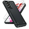 thumbnail image 1 of LeYi for Samsung Galaxy A53 5G Case with [2 Pack] Screen Protectors, 4 Corners with Airbags, Non-Slip Textured Grip Bumper Support Wireless Charging Drop Resistant Samsung A53 Phone Case - Black, 1 of 8