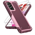thumbnail image 1 of LeYi for Samsung Galaxy A53 5G Case with [2 Pack] Screen Protectors, 4 Corners with Airbags, Non-Slip Textured Grip Bumper Support Wireless Charging Drop Resistant Samsung A53 Case - Pink, 1 of 8