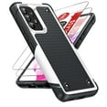 thumbnail image 1 of LeYi for Samsung Galaxy A53 5G Case with [2 Pack] Screen Protectors, 4 Corners with Airbags, Non-Slip Textured Grip Bumper Support Wireless Charging Drop Resistant Samsung A53 Phone Case - White, 1 of 8