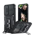 thumbnail image 1 of LeYi for Samsung Galaxy S24 Plus Case, Slide Camera Cover Protection,Military Grade Shockproof,Black, 1 of 7