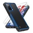 thumbnail image 1 of LeYi Samsung Galaxy S20 FE Case with [2 Pack] Screen Protectors, 4 Corners with Airbags, Non-Slip Textured Grip Bumper Support Wireless Charging Drop Resistant Samsung S20 FE 5G Case - Blue, 1 of 8