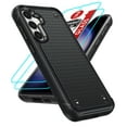 thumbnail image 1 of LeYi for Samsung Galaxy S23 FE Case, Galaxy S23 FE Phone Case with [2Pcs Tempered Glass Screen Protectors], Heavy Duty Protective Rugged Case for S23 FE 5G Black, 1 of 3