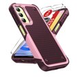 thumbnail image 1 of LeYi for Samsung Galaxy A25 5G Case, a 25 5G Case with 2 Pack Screen Protectors, Dual Layer Protective PC Back, Pink, 1 of 8