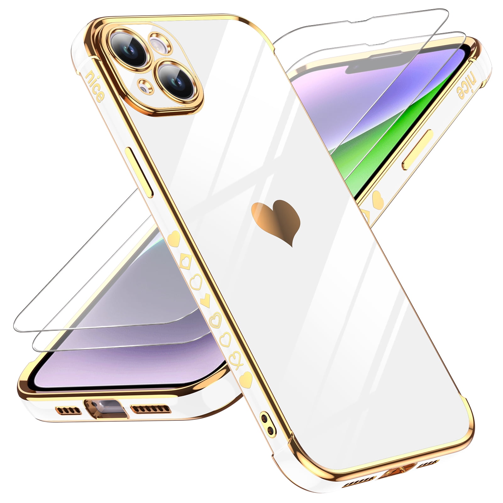 LeYi for iPhone 14 Plus Case: Soft Cute Shockproof Slim Phone Cover ...