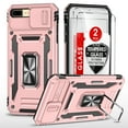 thumbnail image 1 of LeYi iPhone 8 Plus Case, iPhone 7 Plus Case with Screen Protector[2 Pack], [Slide Camera Cover Protection] Military Grade Shockproof Full Body Protective Cover for iPhone 7/8 Plus Case-Rose Gold, 1 of 8