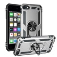thumbnail image 1 of LeYi iPod Touch 6th Generation Case Hard Case, iPod Touch 7th Generation Case, Military Grade Phone Case with Ring Kickstand for Apple iPod Touch 7/6/5, Silver, 1 of 9
