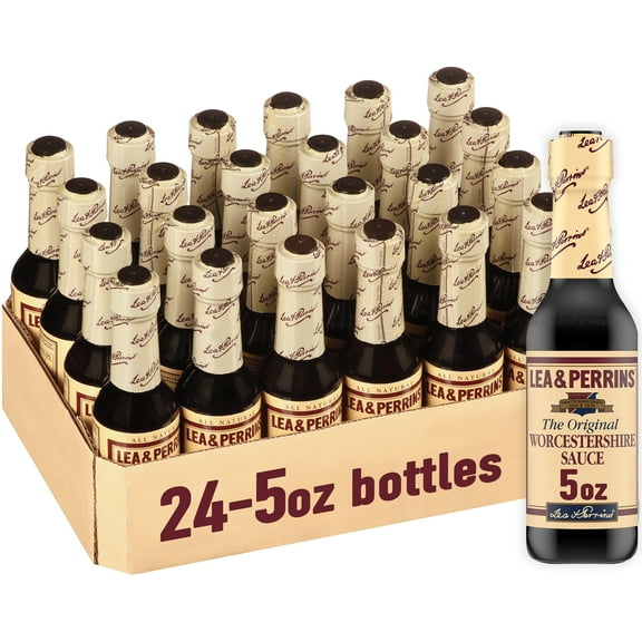 Lea & Perrins The Original Worcestershire Sauce, 24 ct Casepack, 5 fl oz Bottles