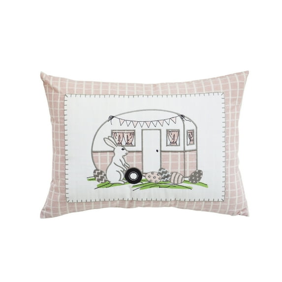 Lea Unlimited Happy Easter Rectangle Decorative Throw Pillow