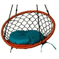 thumbnail image 1 of Lea Unlimited Turquoise Small Dreamcatcher Swing Cushion, 1 of 2