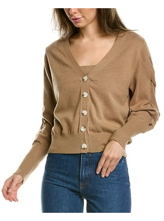 Women's Cashmere Cardigan Twin Sweater Set (Champagne, Large) : :  Clothing, Shoes & Accessories